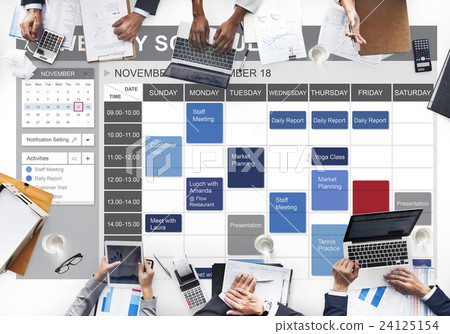 Weekly Schedule To Do List Appointment Concept 24125154