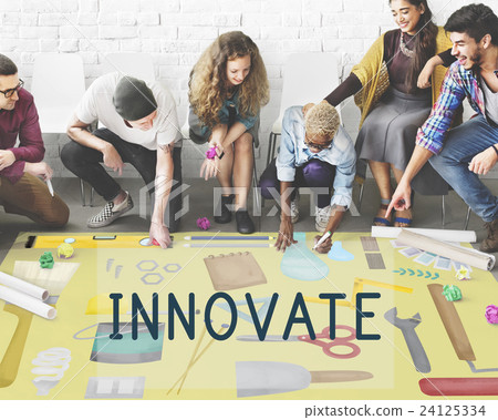 Innovate Aspiration Development Ideas Vision Concept Innovate Aspiration Development Ideas Vision Concept 24125334