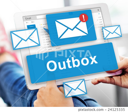 Outbox Business Communication Envelope Mail Concept Outbox Business Communication Envelope Mail Concept 24125335