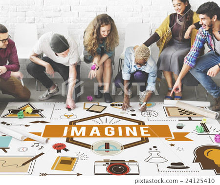 Imagine Creative Thinking Vision Dream Expect Concept 24125410