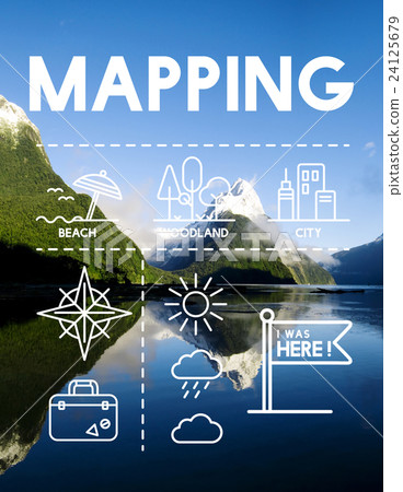 Location Mapping Journey Navigation Concept Location Mapping Journey Navigation Concept 24125679