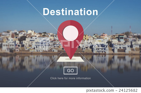 Destination Location Holiday Navigation Place Concept 24125682