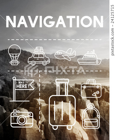 Location Mapping Journey Navigation Concept 24125715