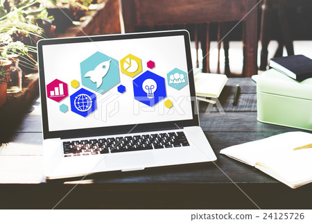 Global Business Strategy Planning Icon Concept 24125726