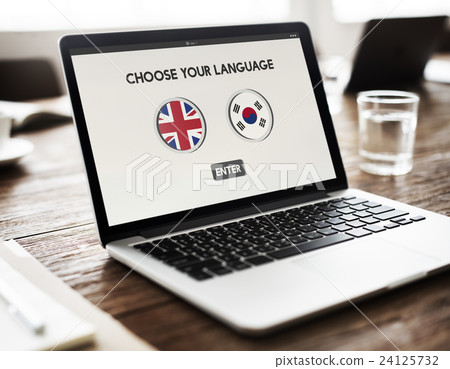 Korean English Language Communication Global Concept 24125732