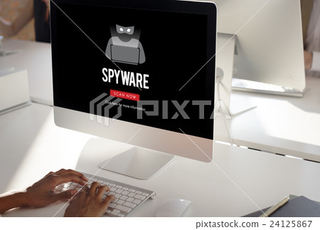Scam Virus Spyware Malware Antivirus Concept Scam Virus Spyware Malware Antivirus Concept 24125867