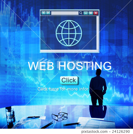 SEO Online Website Web Hosting Technology Concept 24126290