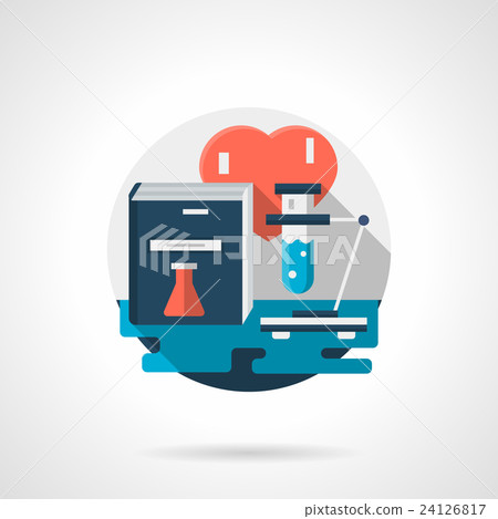 Love chemistry detailed color vector icon Love chemistry detailed color vector icon 24126817