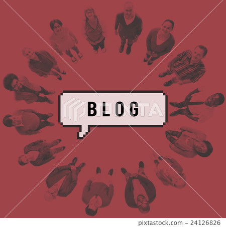 Blog Blogging Blogger Content Lifestyle Online Concept Blog Blogging Blogger Content Lifestyle Online Concept 24126826