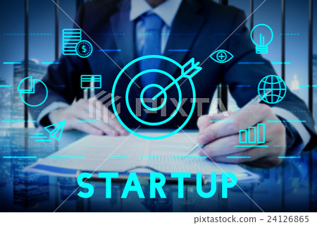 Bull's Eye Goal Mission Icon Start Up Concept 24126865