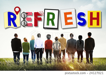 Refresh Restart Renew Revive Vitalize Concept Refresh Restart Renew Revive Vitalize Concept 24127021