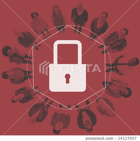 Lock Permission Access Permission Graphic Concept 24127057