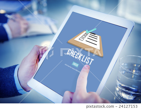 Checklist Choice Decision Document Mark Concept Checklist Choice Decision Document Mark Concept 24127153
