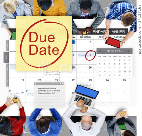 Due Date Deadline Payment Bill Important Notice Concept 24127165