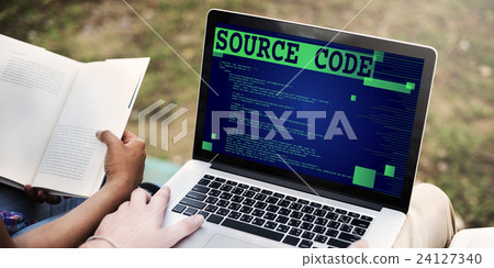 Source Code Analysis Binary Computer Internet Concept Source Code Analysis Binary Computer Internet Concept 24127340