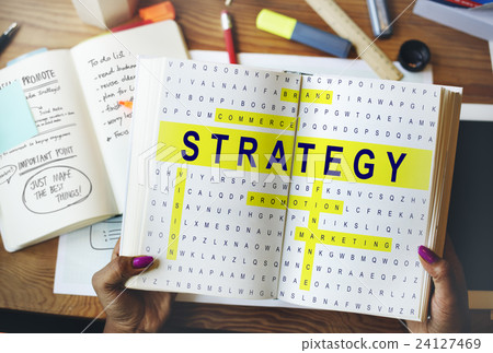 Crossword Puzzle Game Strategy Business Concept Crossword Puzzle Game Strategy Business Concept 24127469