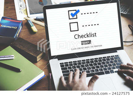 Checklist Choice Decision Document Mark Concept Checklist Choice Decision Document Mark Concept 24127575