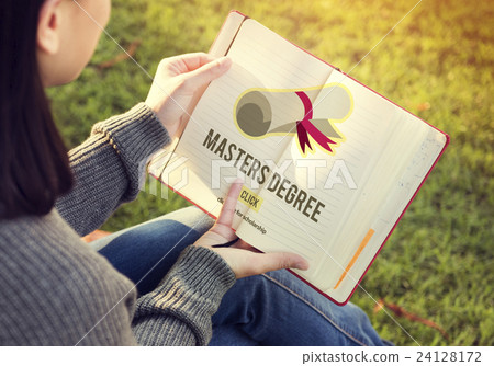 Master's Degree Knowledge Education Graduation Concept 24128172