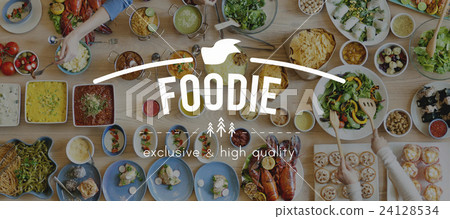 Foodie Food Porn Meal Eating Concept 24128534