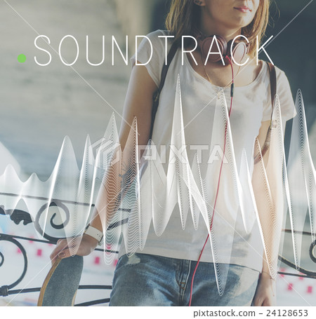 Soundtrack Audio Background Balance Media Concept Soundtrack Audio Background Balance Media Concept 24128653