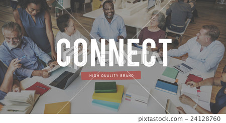 Communicate Conversation Connection Socialize People Concept 24128760