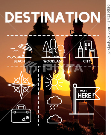 Location Mapping Journey Navigation Concept 24129086