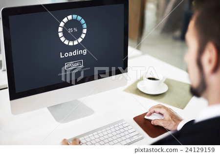Loading Bar Load Waiting Indicator Concept 24129159