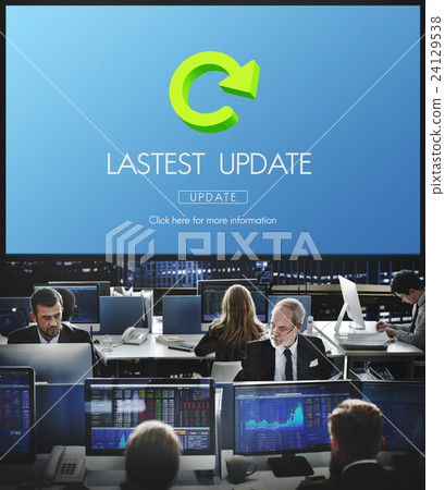 Lastest Version Fresh Updates Application Updates Concept 24129538