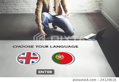 Protugal English Communication Language Concept Protugal English Communication Language Concept 24129616