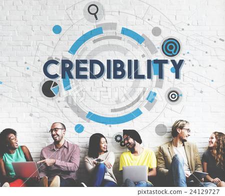 Credibility Trustworthy Integrity Likelihood Dependability Concept Credibility Trustworthy Integrity Likelihood Dependability Concept 24129727