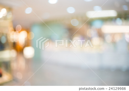 Blurred image of shopping mall Blurred image of shopping mall 24129986