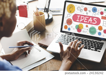 Ideas Mission Imagination Icons Vision Concept 24130242