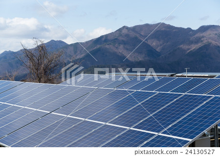 Solar energy power in countryside Solar energy power in countryside 24130527