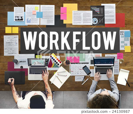 Workflow Efficient Business Process Procedure Concept 24130987