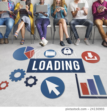 Loading Downloading Online Internet Concept 24130993