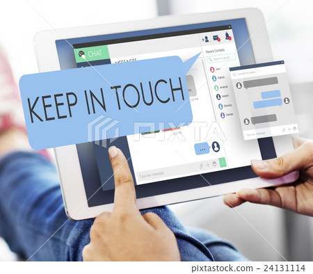 Keep in Touch Follow Communication Connect Concept 24131114