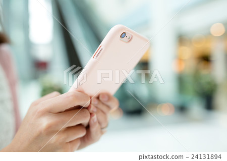 Woman use of smart phone 24131894