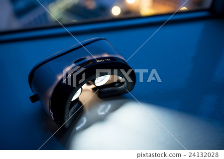 VR device light up at night VR device light up at night 24132028