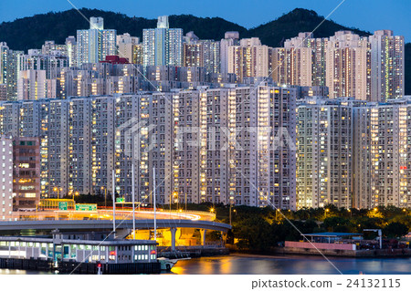 Hong Kong residential building Hong Kong residential building 24132115