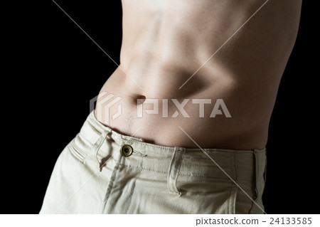 Naked man black back 24133585