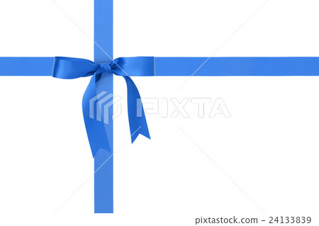 blue ribbon cross with bow with tails blue ribbon cross with bow with tails 24133839