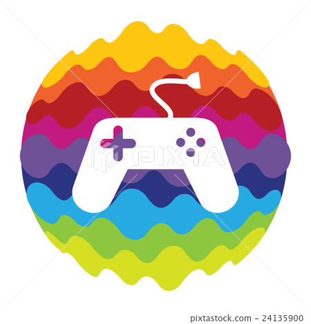 Game and Fun Rainbow Color Icon for Mobile 24135900