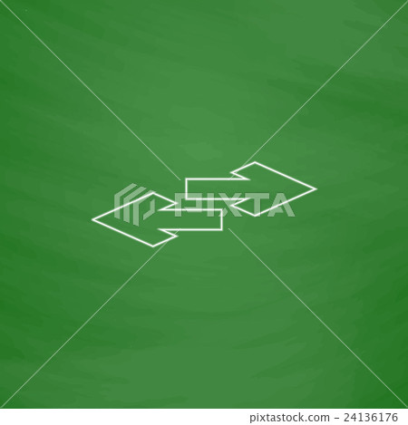 side arrow computer symbol - Stock Illustration [24136176] - PIXTA