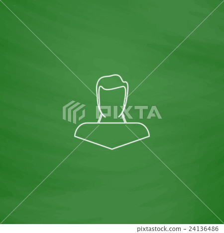Boy head computer symbol - Stock Illustration [24136486] - PIXTA