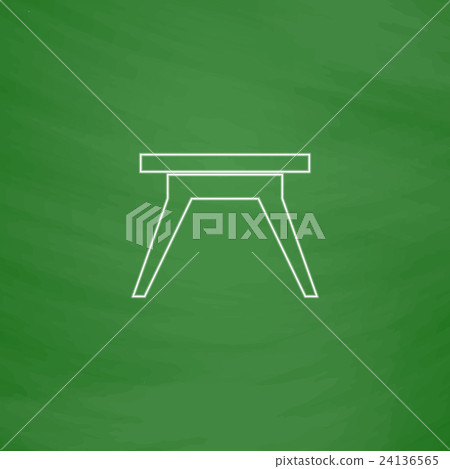 Camping table computer symbol Camping table computer symbol 24136565
