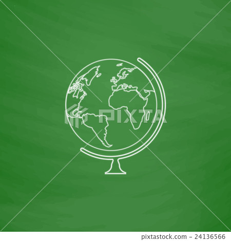 Globe computer symbol Globe computer symbol 24136566