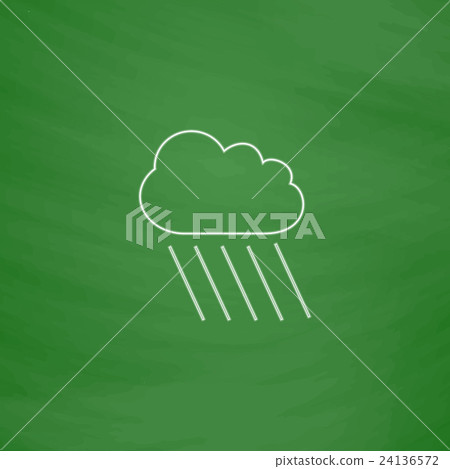 rain computer symbol rain computer symbol 24136572