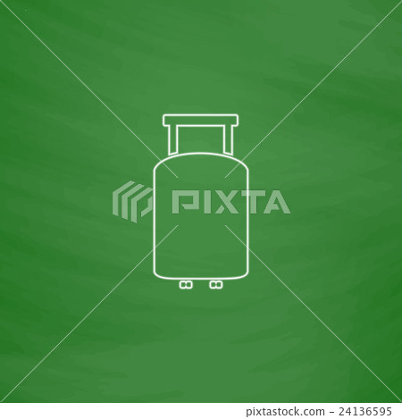 Suitcase computer symbol Suitcase computer symbol 24136595