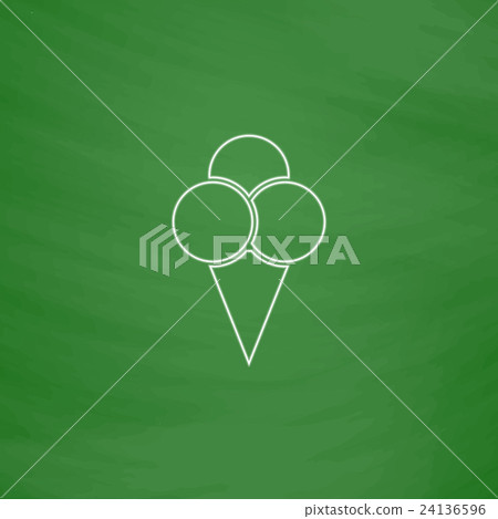 Ice cream computer symbol Ice cream computer symbol 24136596
