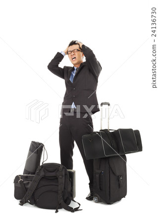 businessman feel painful expression businessman feel painful expression 24136730